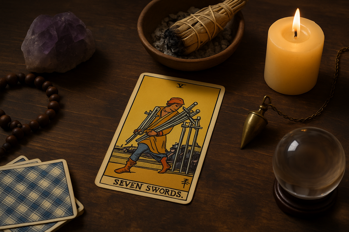 Семерка Жезлов: сочетания и значения в раскладах