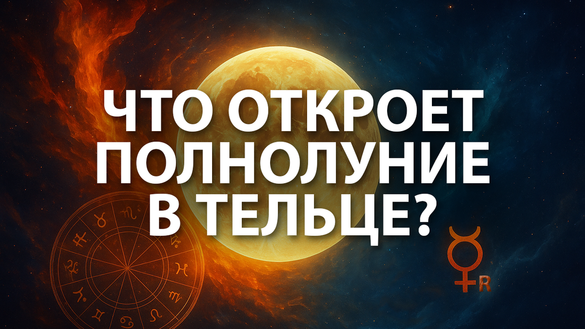 Полнолуние 5 ноября. Разворот Меркурия в ретро-движение 9 ноября