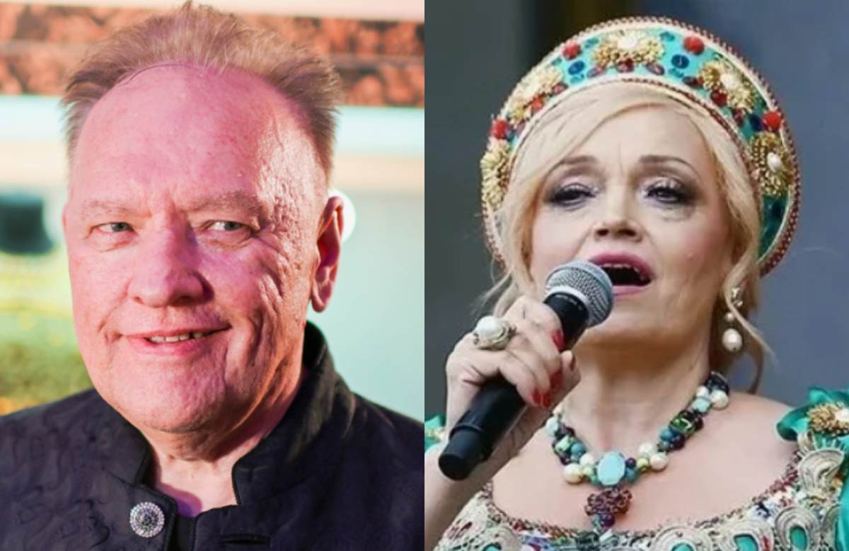 на фото Александр Костюк и Надежда Кадышева  