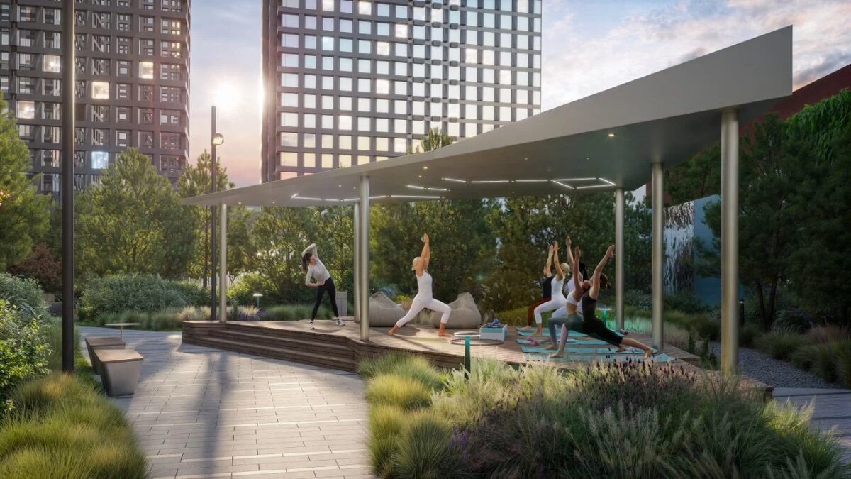 Сверхквартал Upside Towers на северо-востоке Москвы