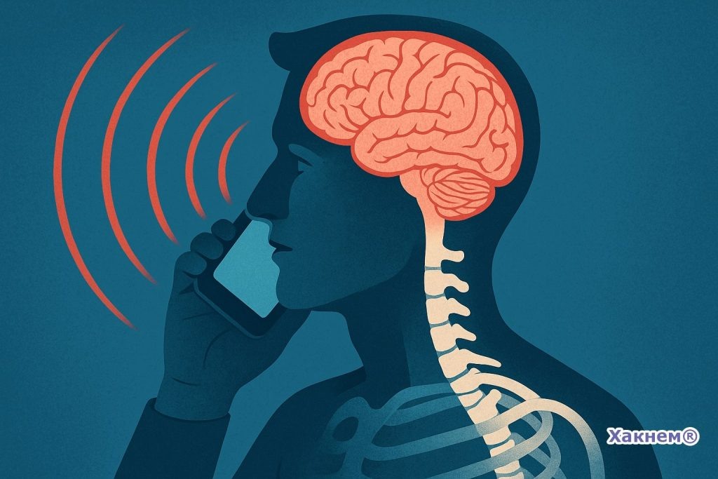 Радиочастотное излучение от смартфона.