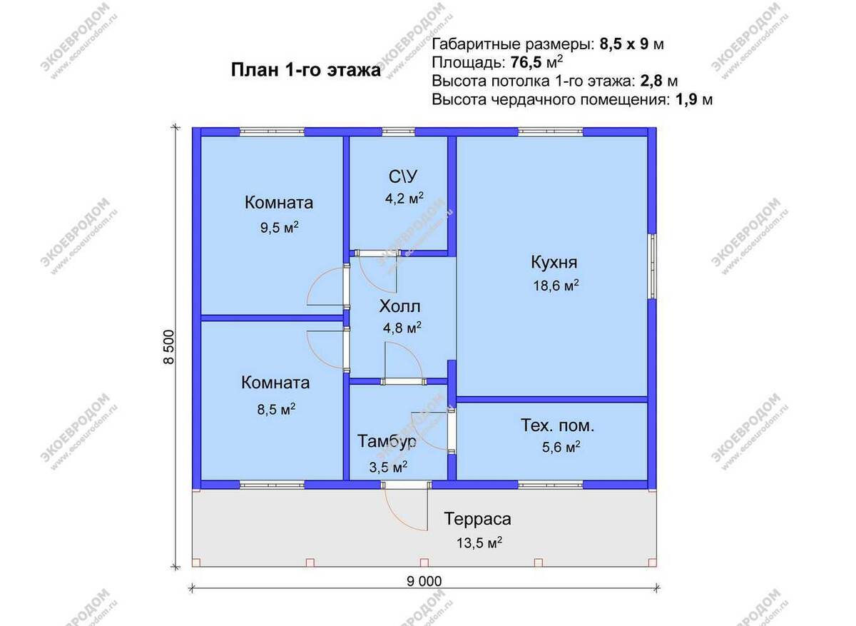 Планировка дома