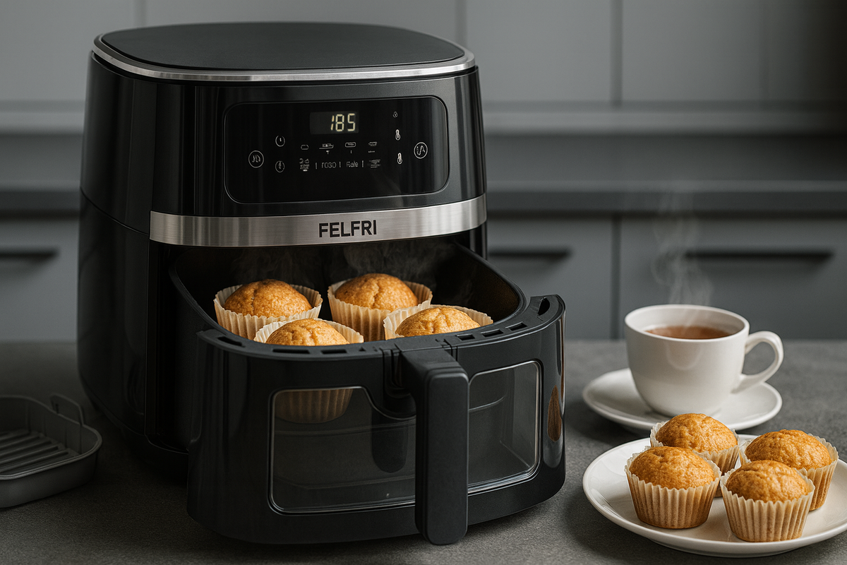 Творожные кексы в аэрогриле