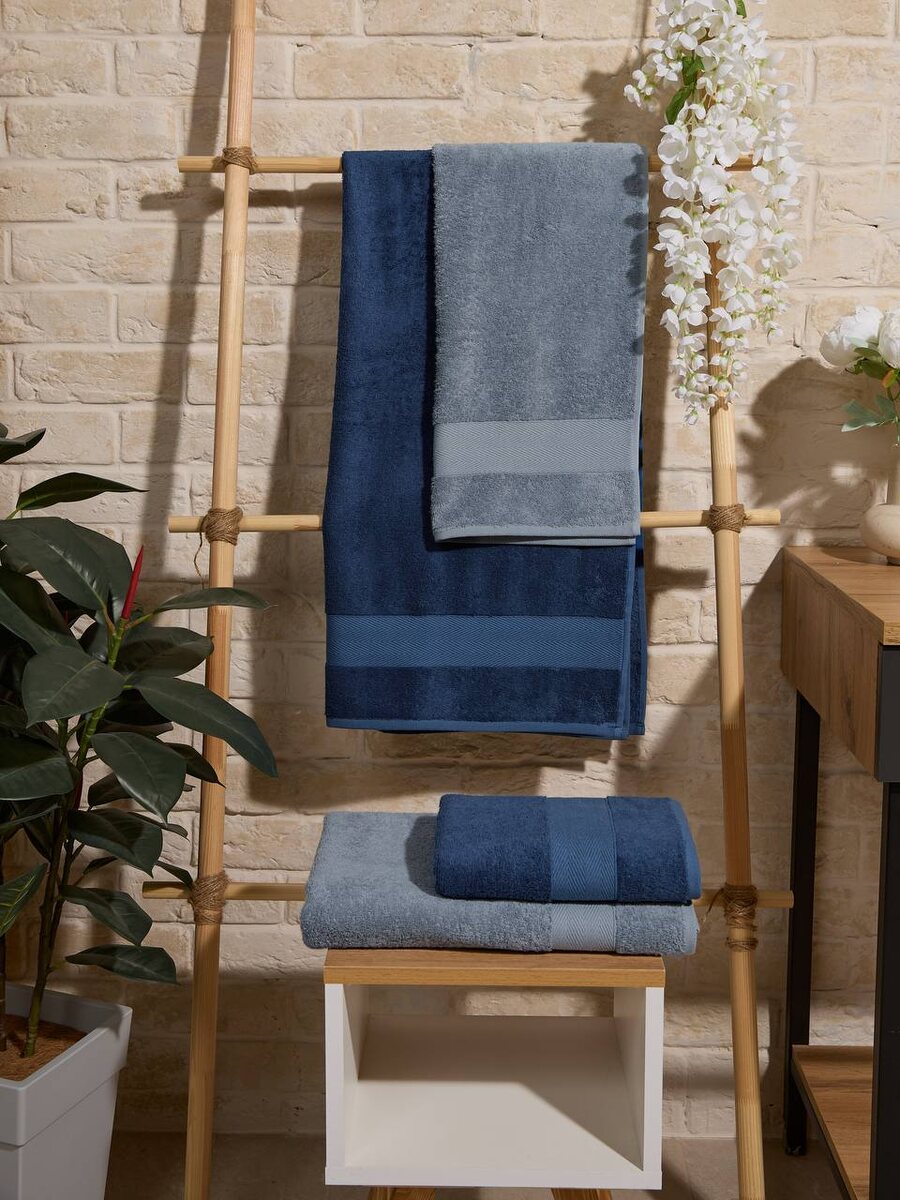 Набор банных полотенец “Esmiralda”, выполненных из бамбука и хлопка от “SANPA HOME”