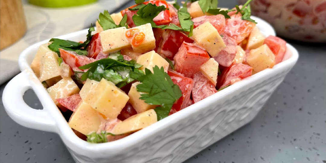 Салат "Наргиз": простой и вкусный рецепт салата всего из 3х основных продуктов