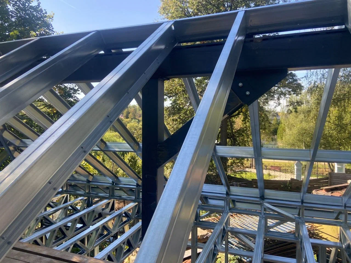 Каркас склада из ЛСТК