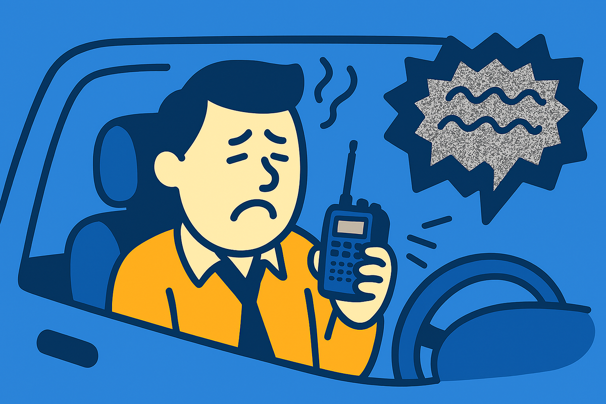 Гражданская рация сегодня милицейскую волну не поймает