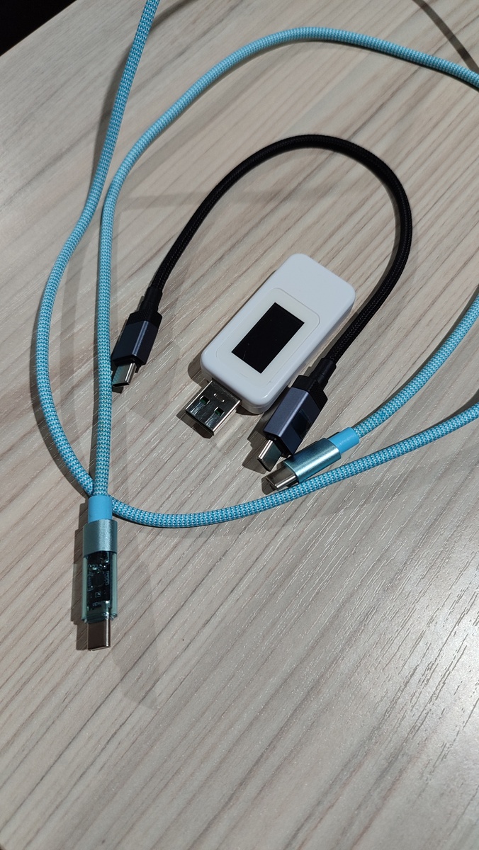 Провода type-c и USB тестер