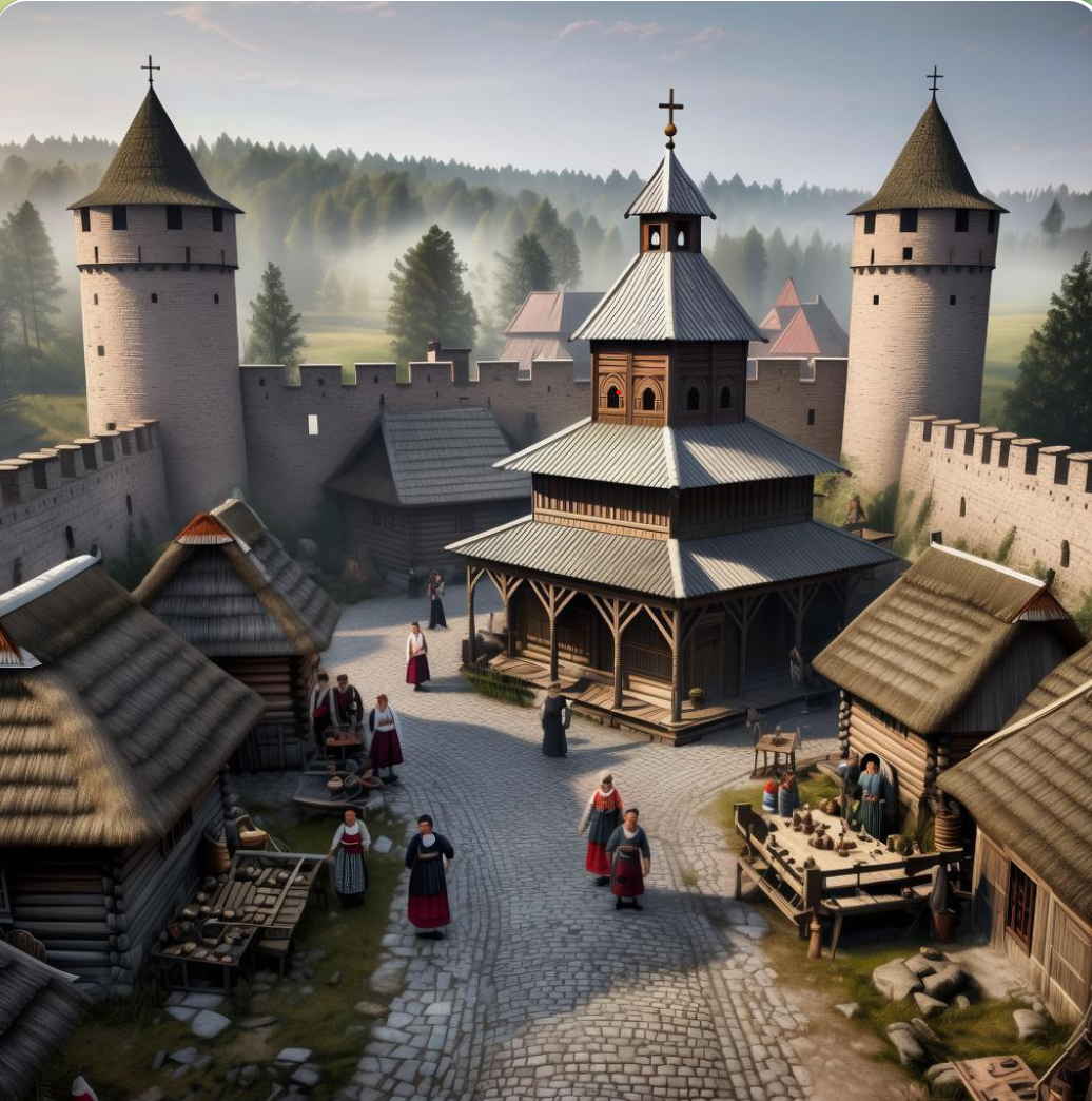 Друцк. Фото нейросети.