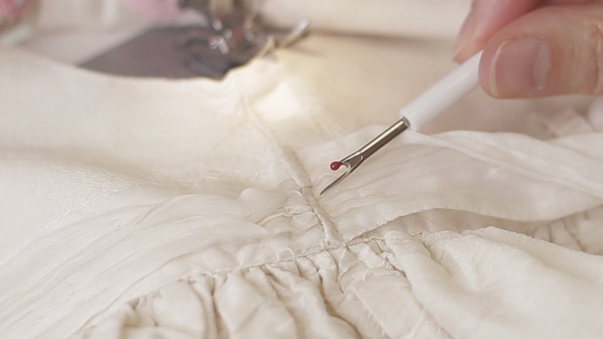 Зашиваем пояс на Janome XV-7