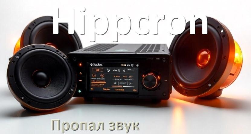 
Почему на магнитоле Hippcron нет звука пропал что делать