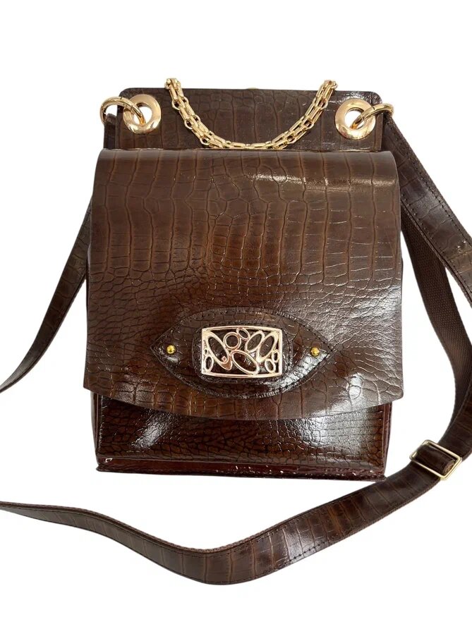 Кожаная сумка "Жанелль-72". Ателье Ирины Берзиной.