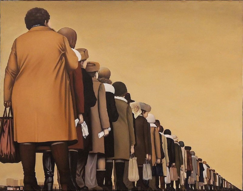 Картинка: "Очередь" (1986), Алексей Сундуков