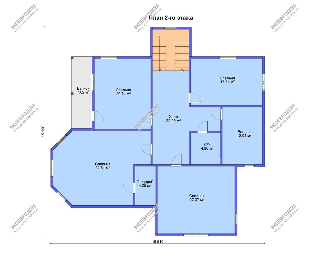 План 2-го этажа