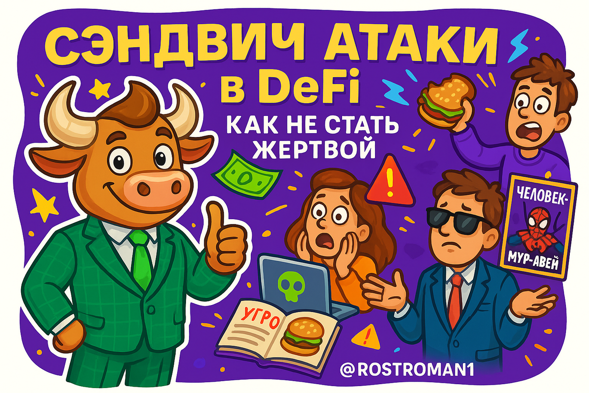    Sandwich атаки в DeFi: 3 скрытых ловушки, из-за которых трейдеры теряют всё РоСТ | Роман о Системном Трейдинге
