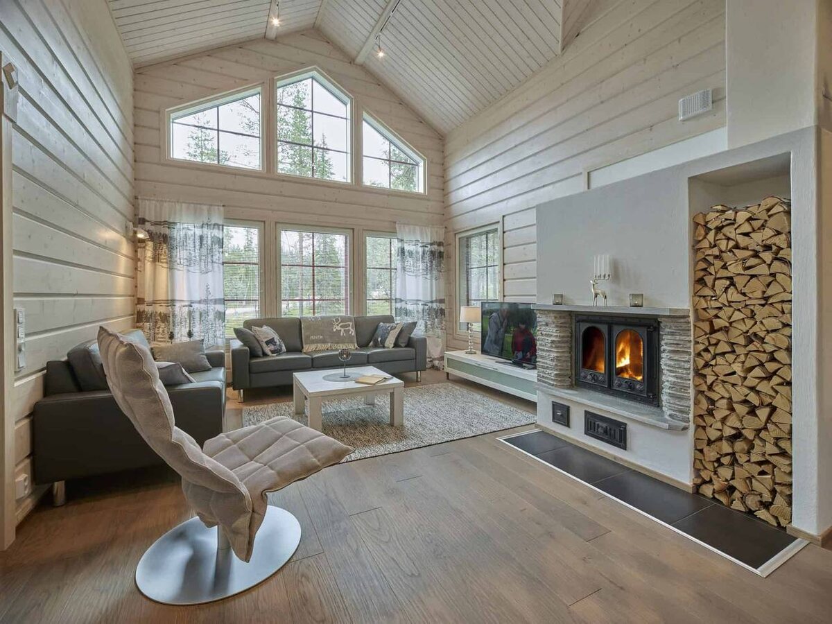 Фото внутренней отделки дома от компании Лидер Дач