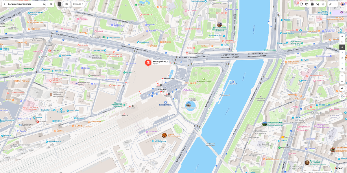 Скриншот Яндекс.карты