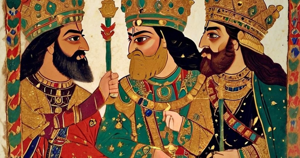 История Ирана / 3 / Сасанидский Иран / Политическая и социальная структура государства Сасанидов / Шаханшах, мобедан мобед и знать