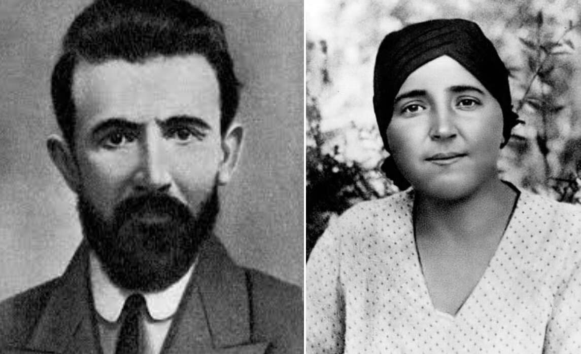 С. Я. Аллилуев и его младшая дочь Н. С. Аллилуева. Фото из интернета