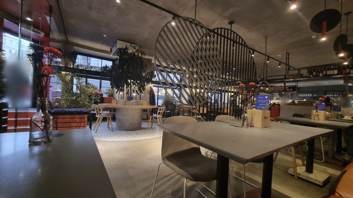 "Пицца 22 см", интерьер