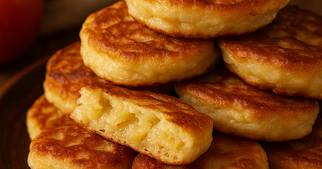 Яблоки остались? Сделайте ленивые пирожки или ОЛАДЬИ с яблоками за 10 минут — проще не бывает, вкуснее не придумаешь!