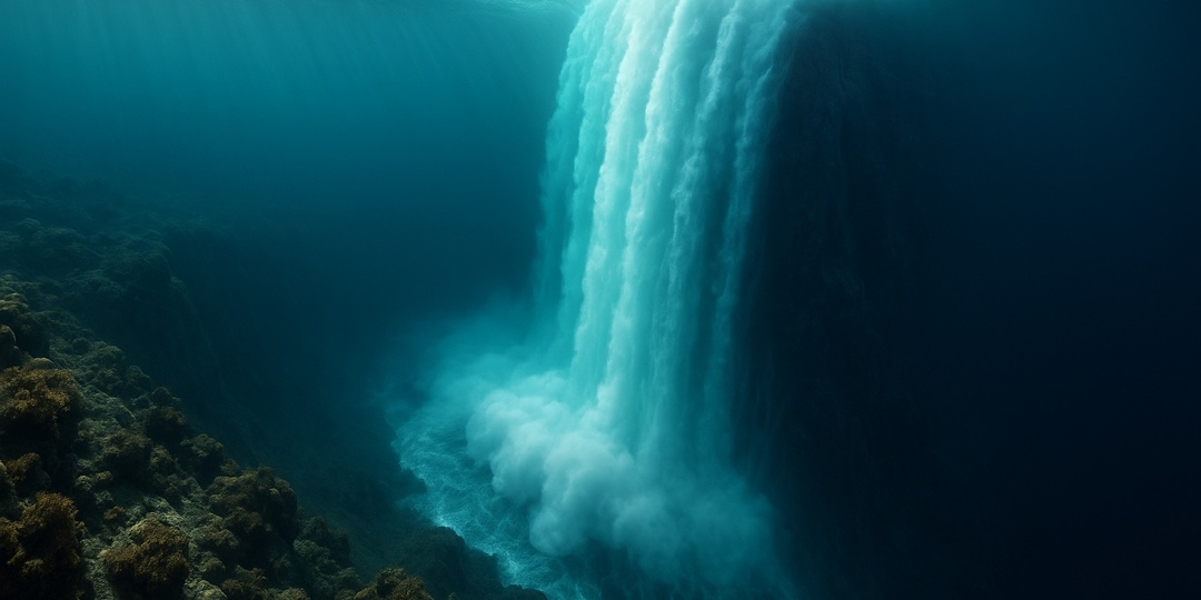 Знаете ли вы, что самый большой водопад в мире находится под водой?