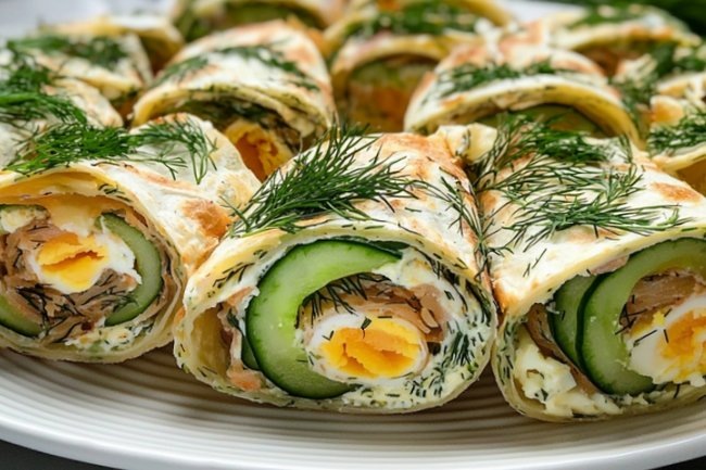 Эти рулетики из лаваша со шпротами исчезают со стола быстрее современных закусок: легкий рецепт за 10 минут