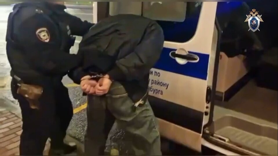     Фото: Скриншот с видео от объединенной пресс-службы ГСУ СК России по Санкт-Петербургу.