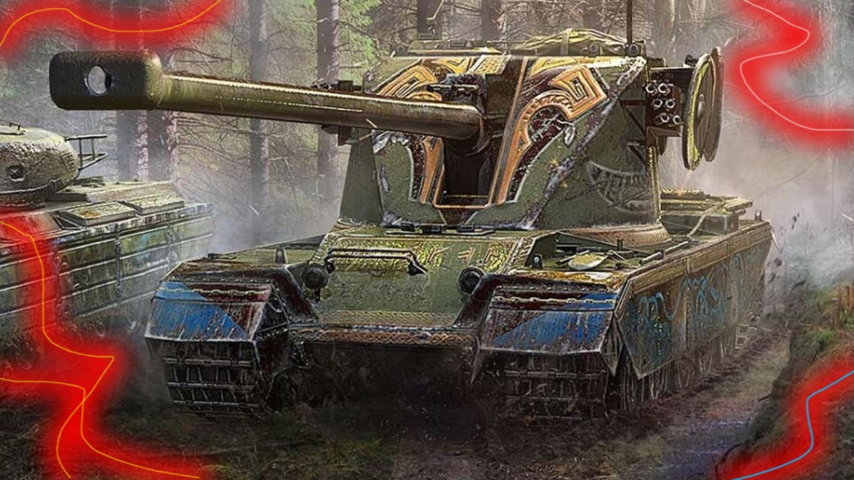 Картиночка из Блица ради прикольного стиля на танк