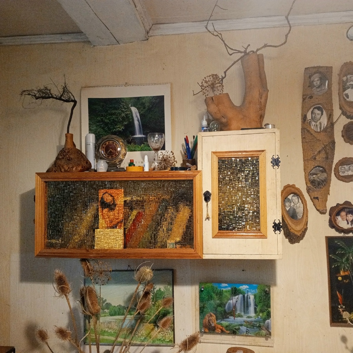 элемент самодельной стенки