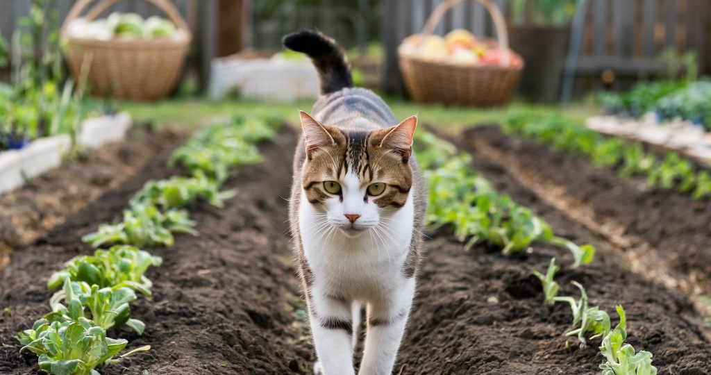 Непрошеные гости: как защитить огород от бродячих кошек, не причиняя им вреда