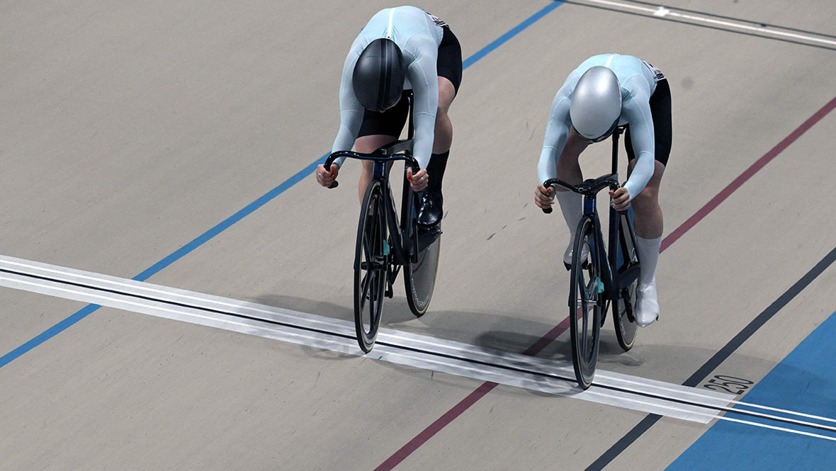    Яна Бурлакова и Алина Лысенко. AFP