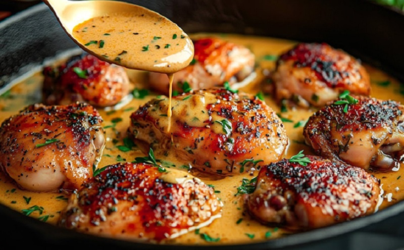 Классика французской кухни на домашнем столе: курица в нежном соусе с горчицей