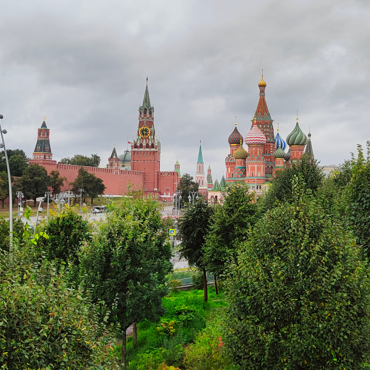 Вид на Кремль. Москва 