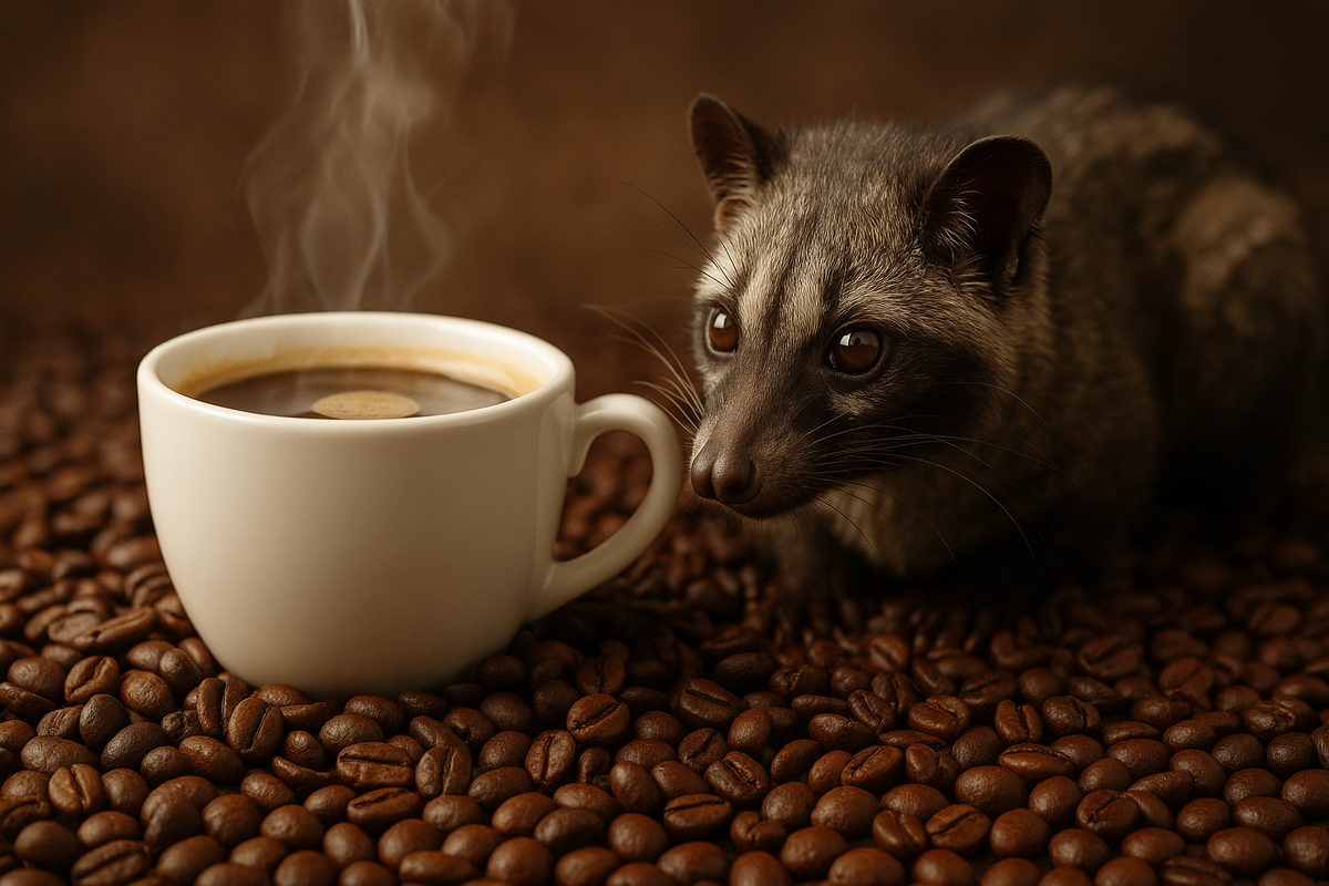    Самое дорогое кофе в мире делают из зерен, которые добывают из фекалий