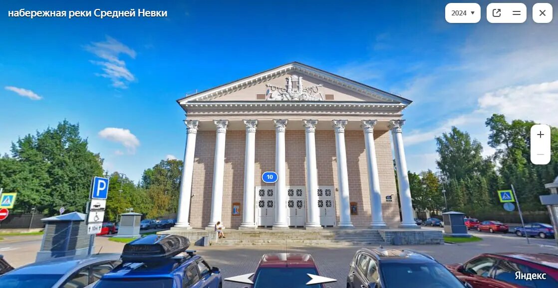    Каменноостровский театр. Фото: скриншот сервиса «Яндекс.Панорамы».