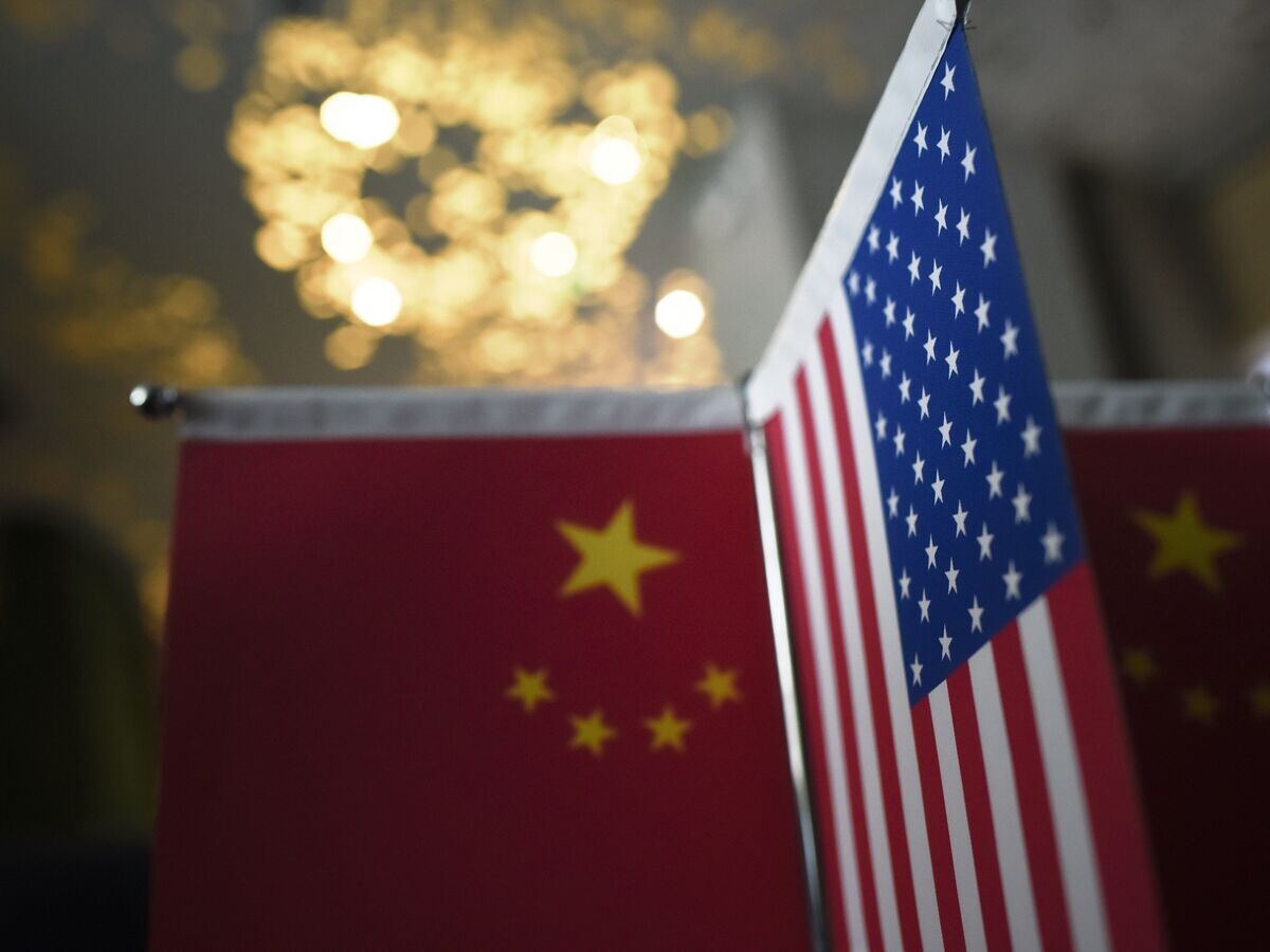    Флаги США и Китая© AFP / Wang Zhao