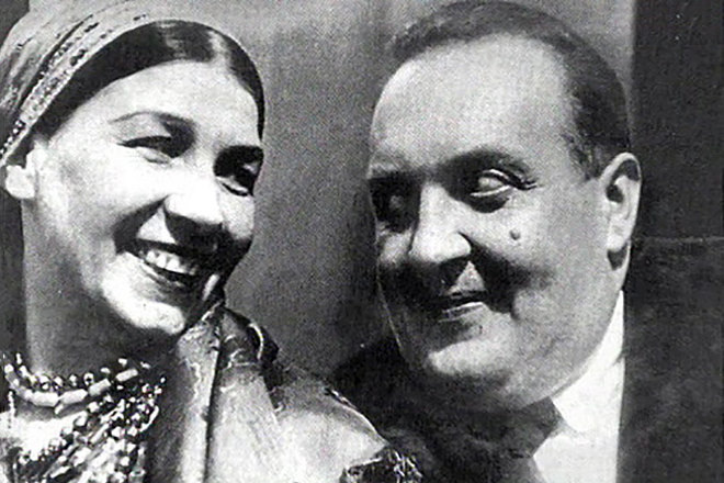 Лидия Русланова и Михаил Гаркави