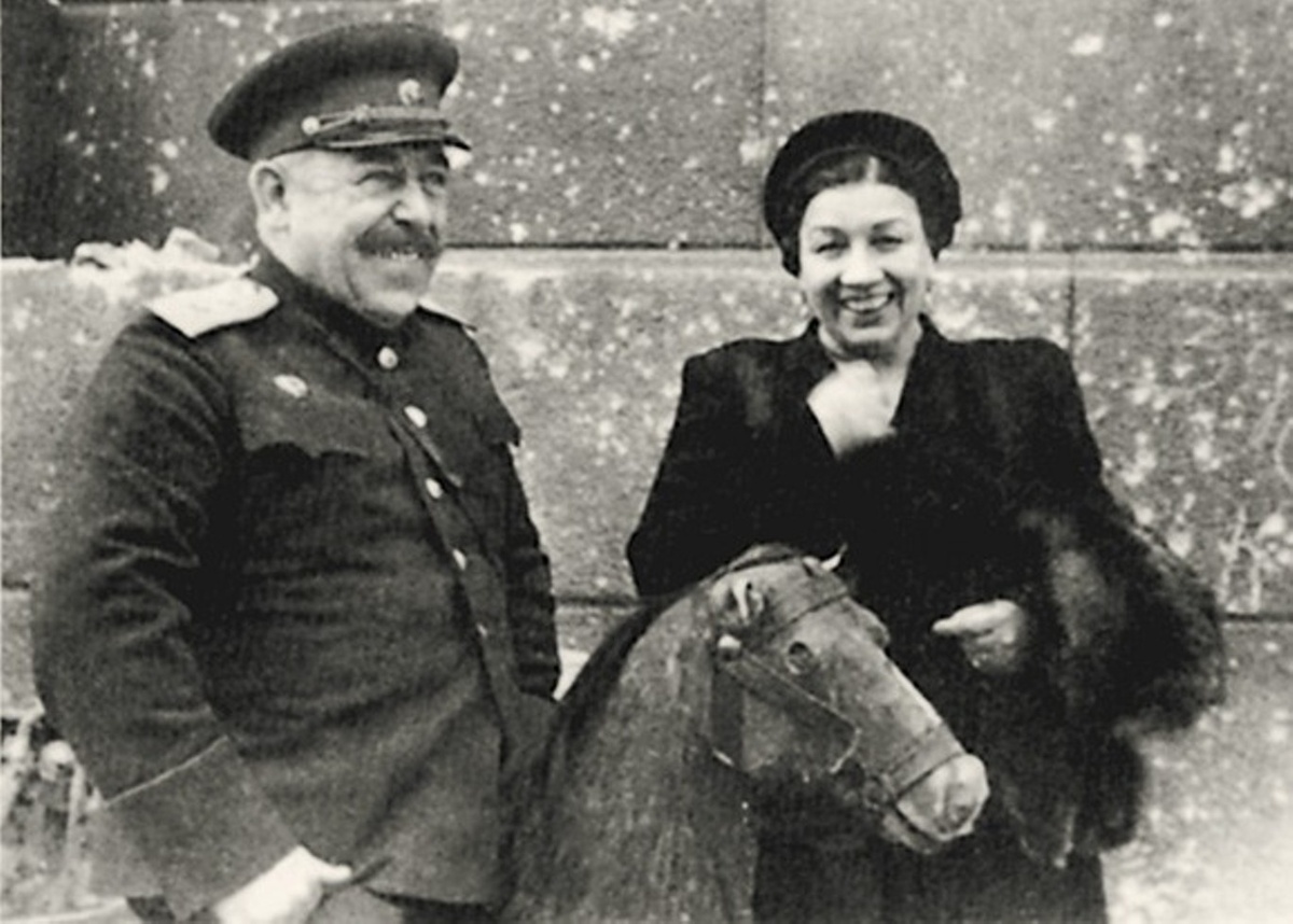 Лидия Русланова и Владимир Крюков