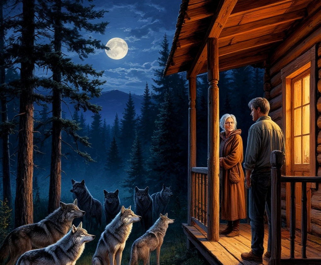 Баба Нюра пришла к внуку