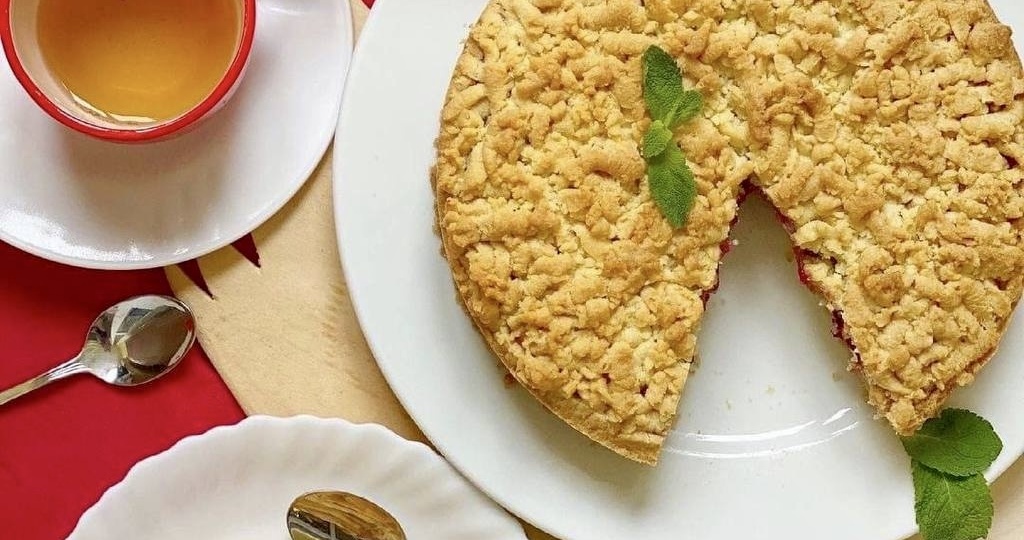 Королевская ватрушка с вишней