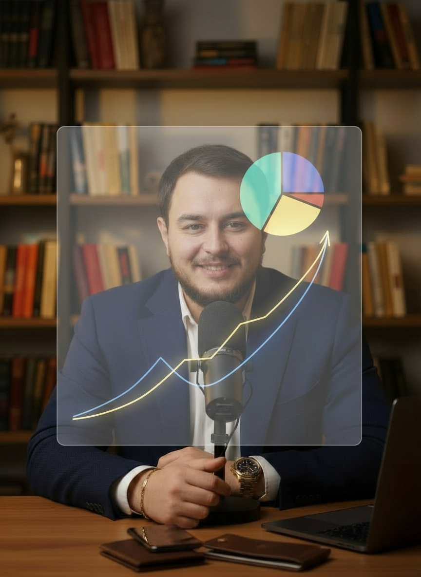 человек анализирует расходы, появились диаграммы, таблицы, ноутбук с визуализацией бюджета