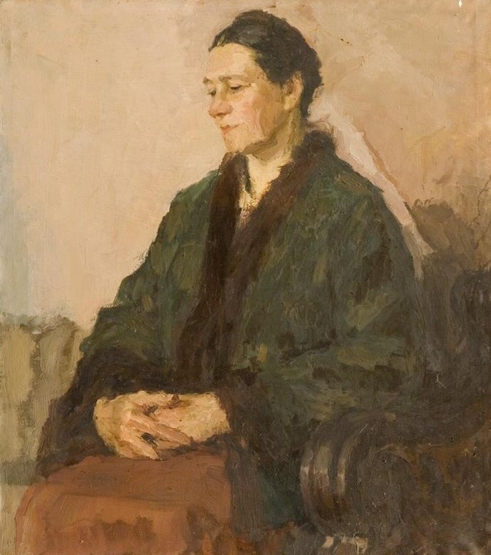 А.Л.Королёв. Женский портрет. 1947. НИМ РАХ.