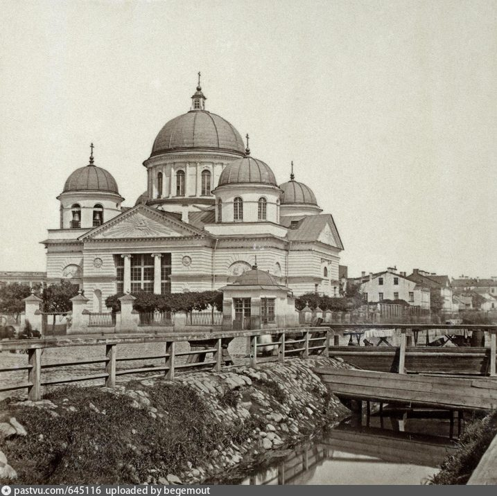 Участок Лиговского канала у Знаменской церкви (на месте которой сейчас находится метро «Площадь Восстания»), 1858