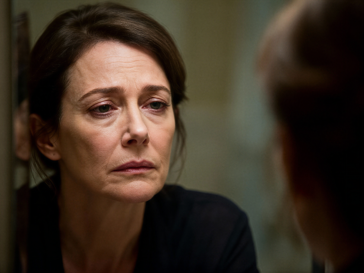  Нависание кожи на верхних веках и мешки под глазами