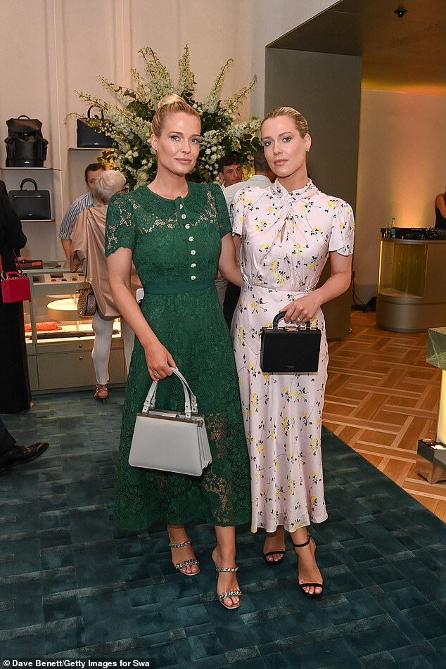 Amelia and Eliza Spencer's coordinating style on their birthday