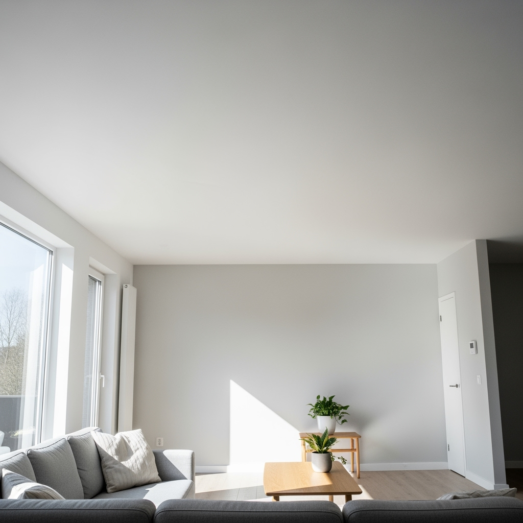 Как покрасить потолок без разводов и полос?