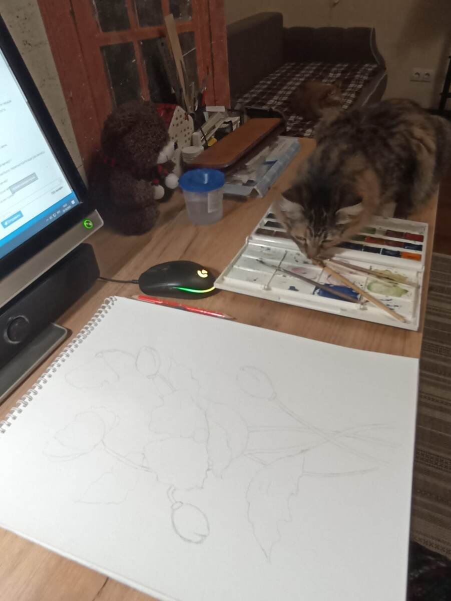 Проверяющая из Худсовета)) 