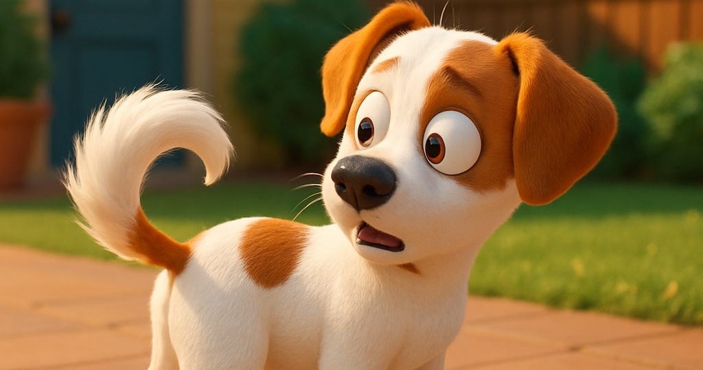 Сказка про собачку и её непослушный хвостик