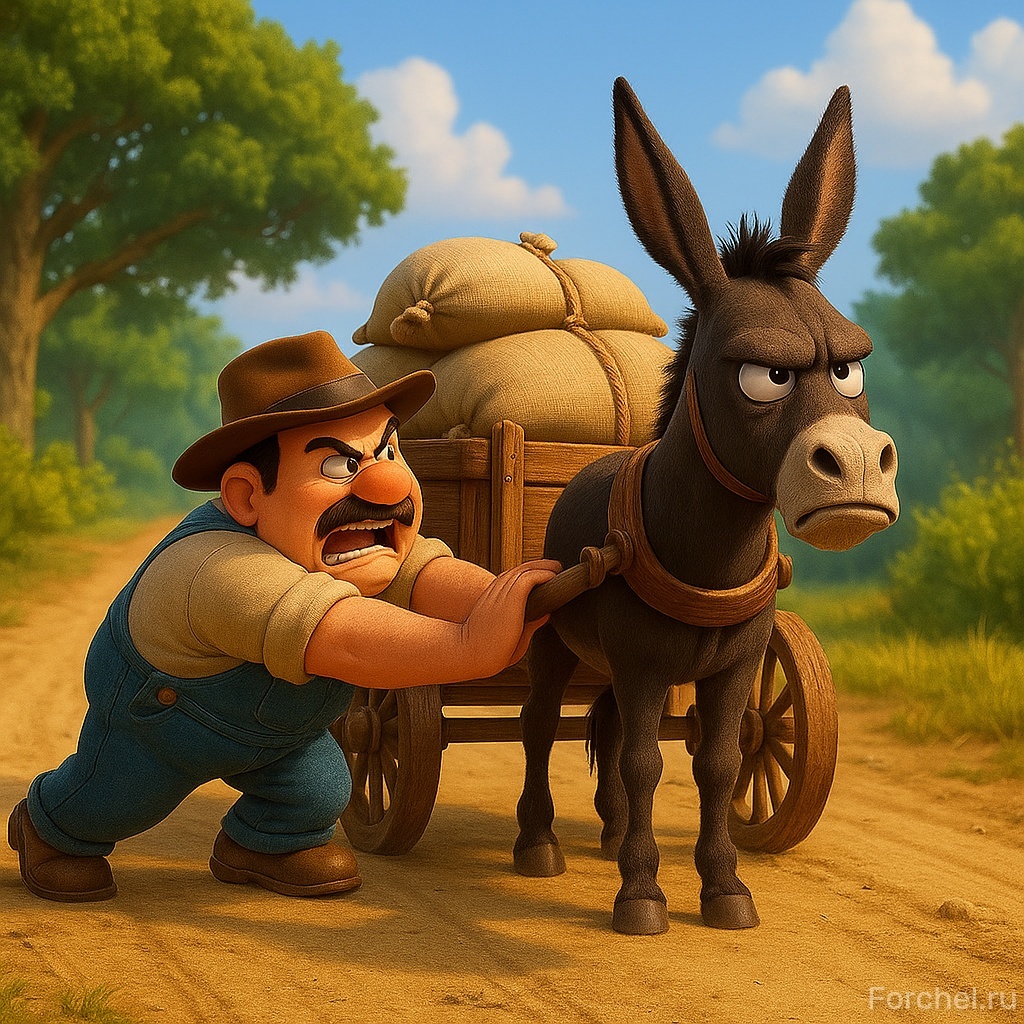 Оська не хочет идти